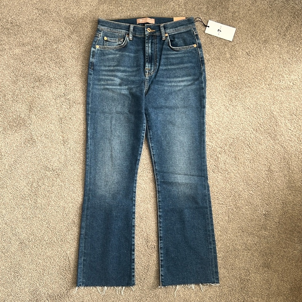7 For All Mankind High Waist Slim Kick Jean